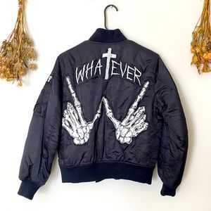 UNIF X UO MA-1 Whatever Bomber Jacket
